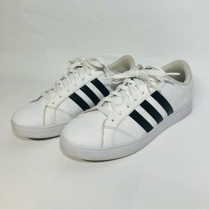 adidas - white with black stripes